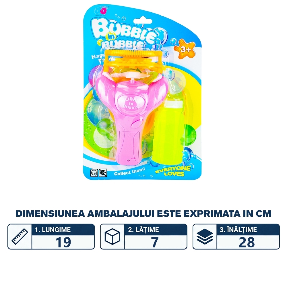 Baloane de sapun + elice, baterii - imagine 2