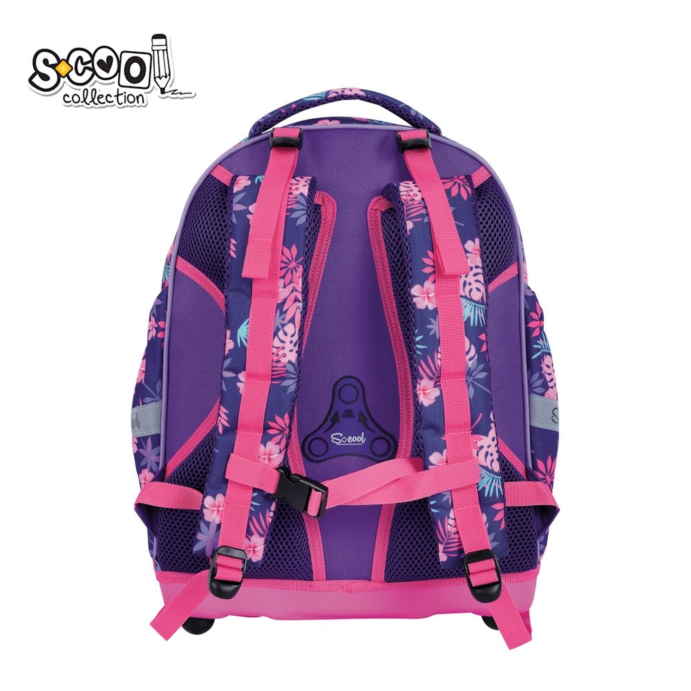 Ghiozdan anatomic, 39x33x18 cm, FLAMINGO - S-COOL - imagine 4