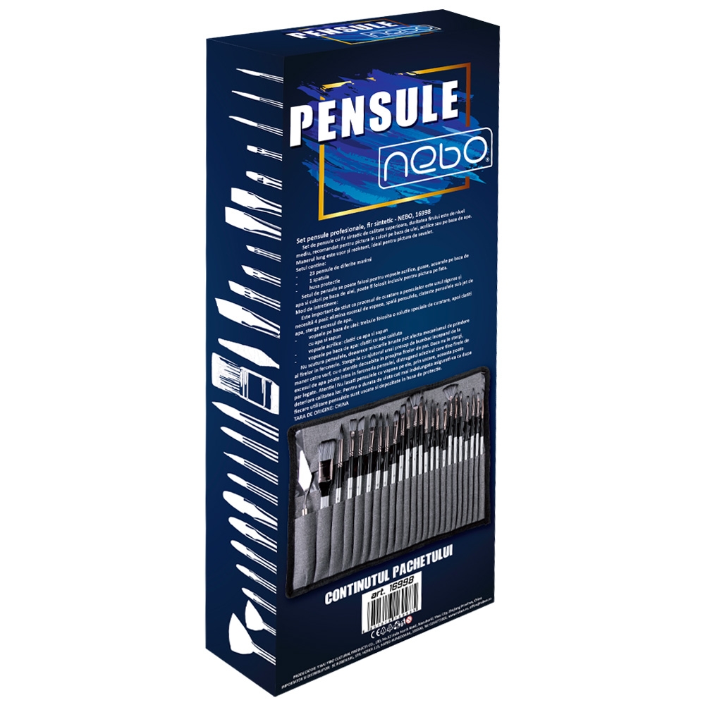 Set pensule profesionale - NEBO - imagine 7