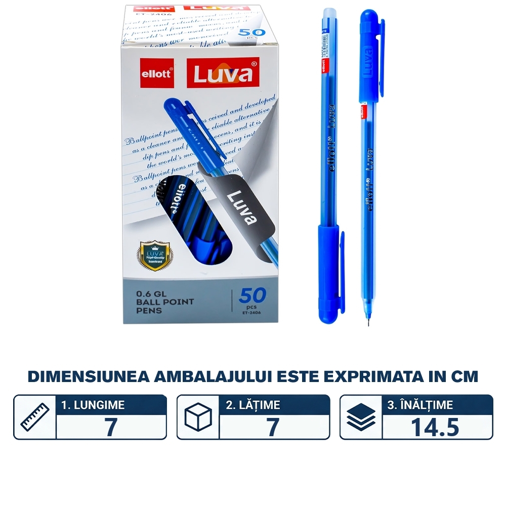 Pix cu capac, 0.6mm -  ELLOTT - imagine 2