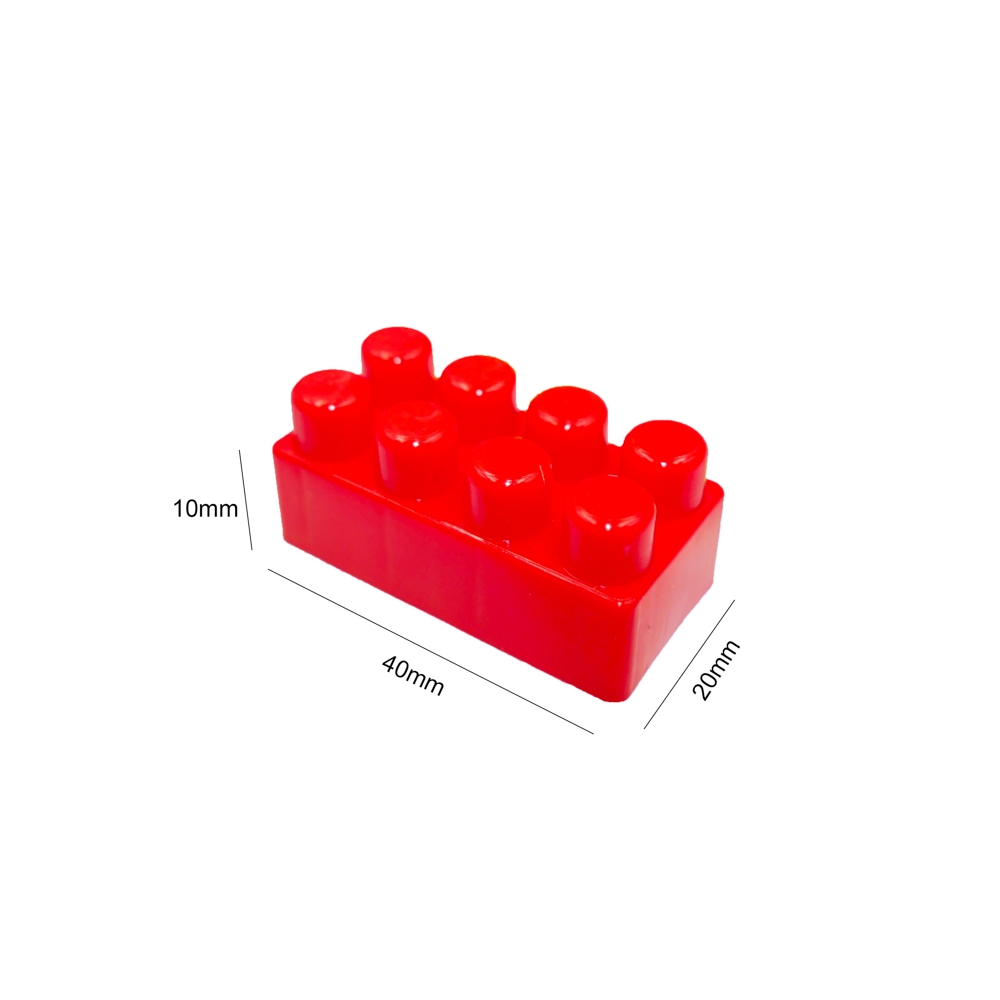 Cuburi constructii in rucsac, 320 piese/570g - ROBENTOYS - imagine 7