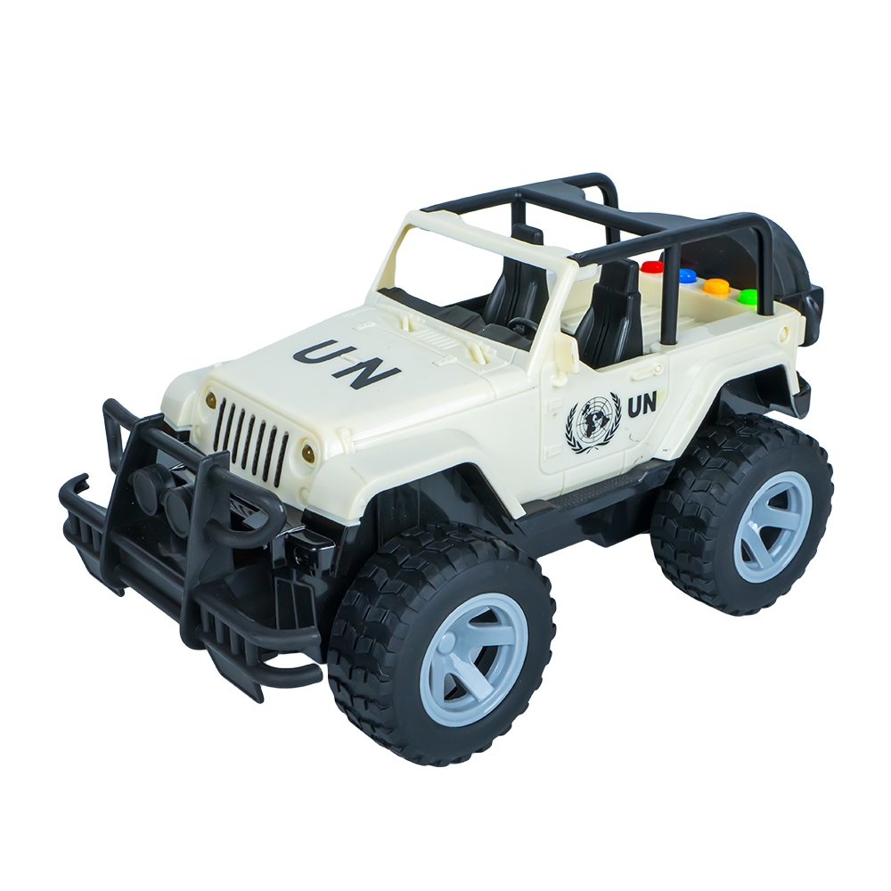 Jeep armata frictiune, cu baterii - imagine 3
