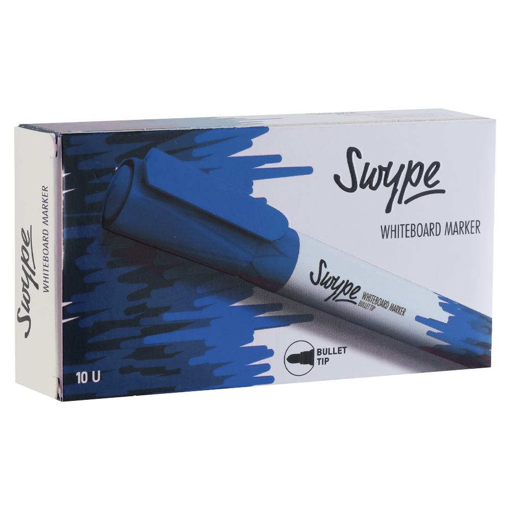 Marker whiteboard, Swype, albastru - LINC - imagine 3