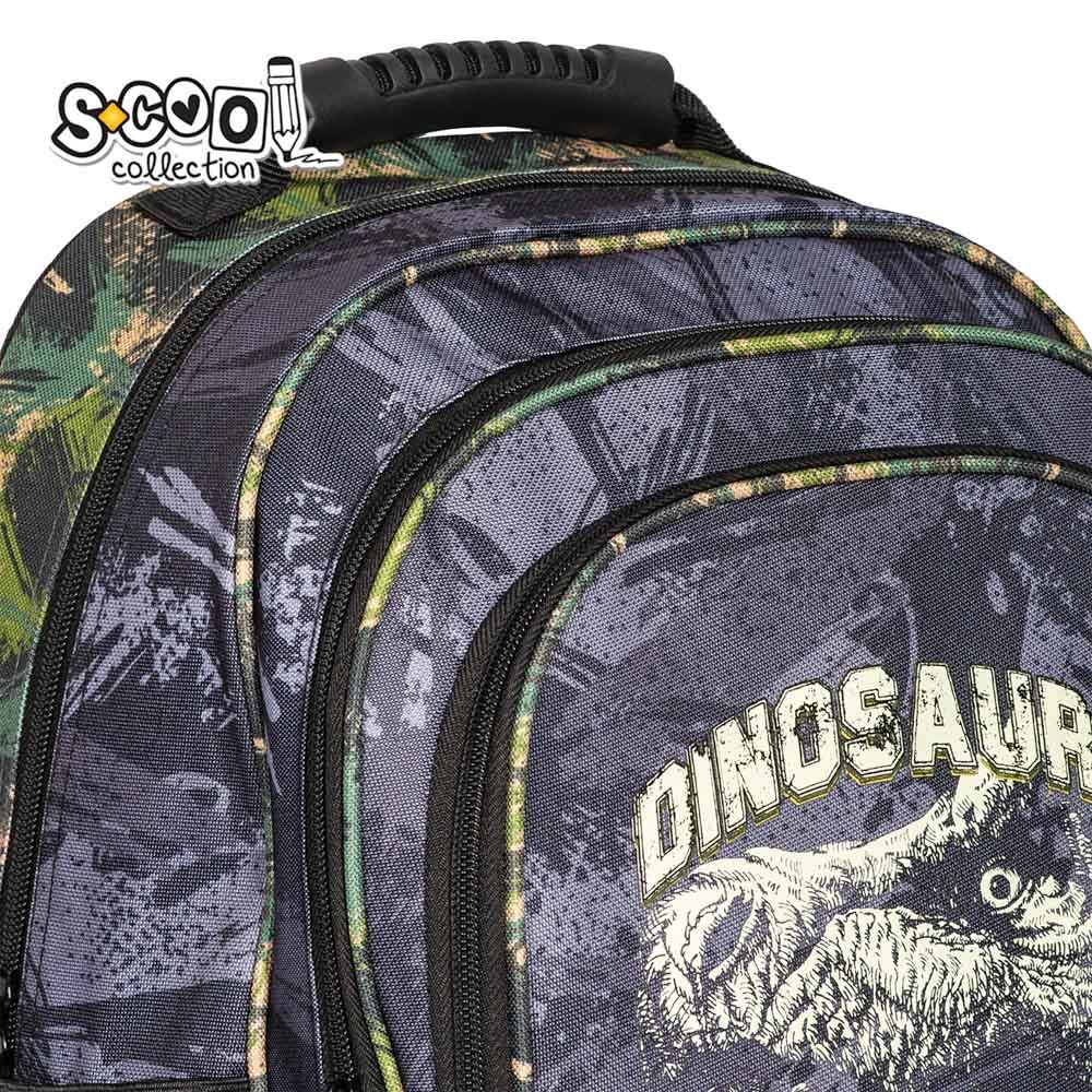 Ghiozdan ergonomic, 40.5x29x13.5 cm, DINO - S-COOL - imagine 11