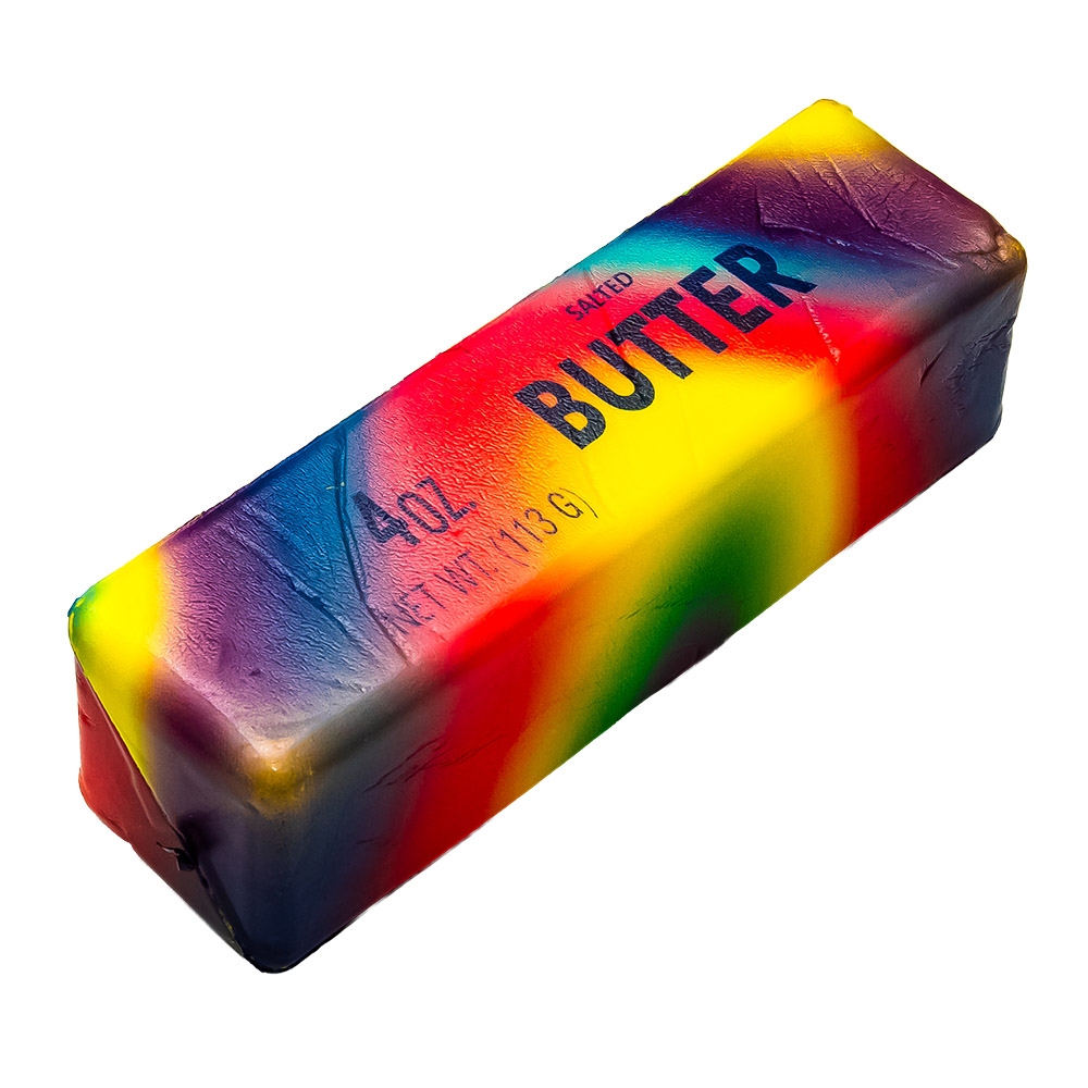 Jucarie antistres Squishy, Rainbow Butter - imagine 2