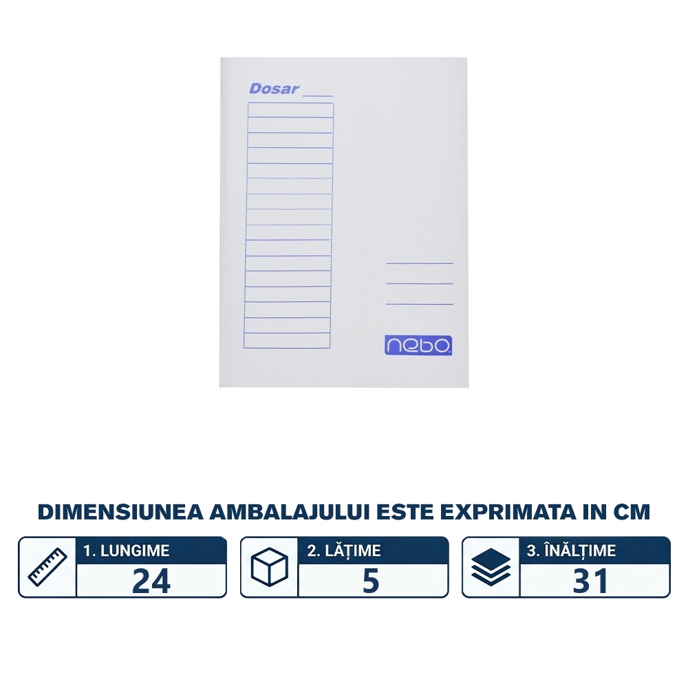 Dosar sina carton - NEBO - imagine 2
