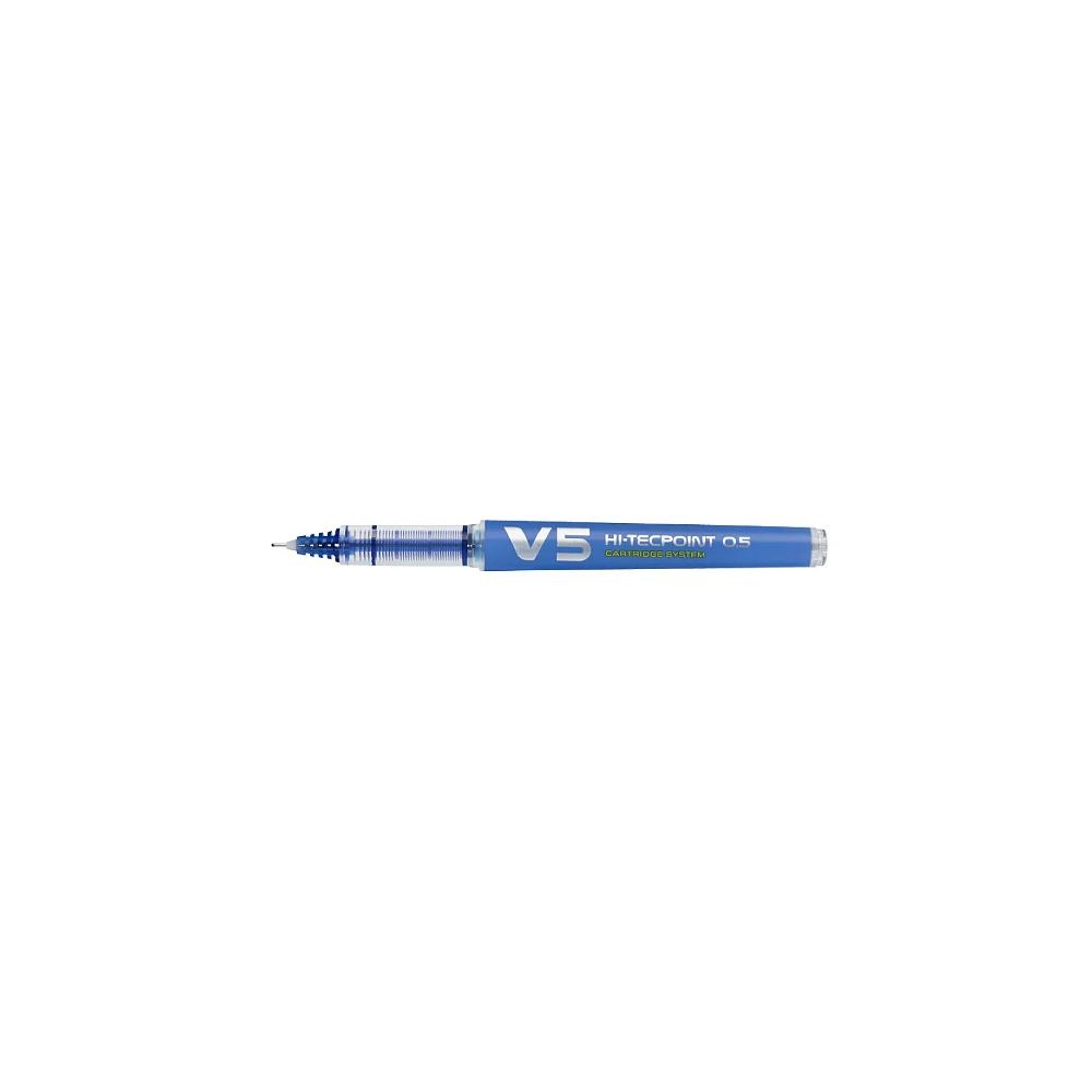 Roller V5 Hi-Tecpoint, 0,5mm, albastru - PILOT