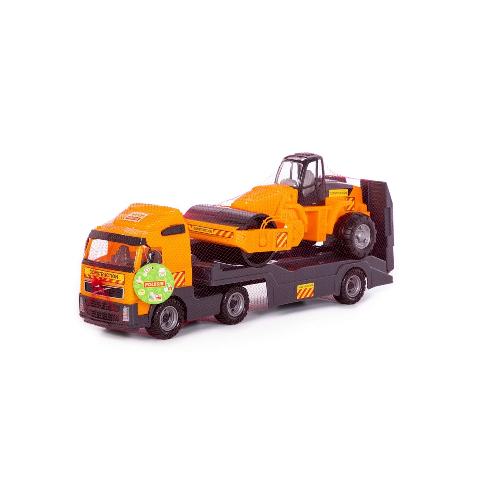 Trailer+cilindru asfalt - Volvo PowerTruck, 89x19x25 cm, Wader - imagine 4