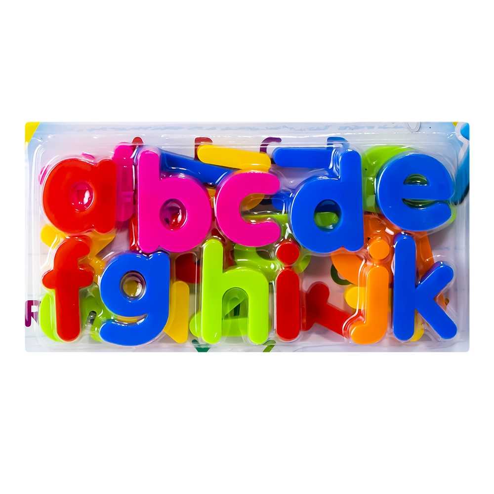 Litere minuscule + cifre magnetice, 1set/blister - imagine 3