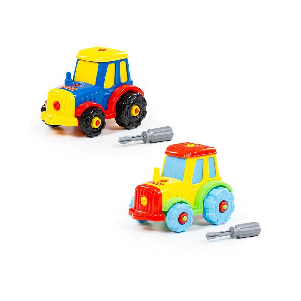 Tractor demontabil, 25,5x11,5x20,5 cm, Polesie