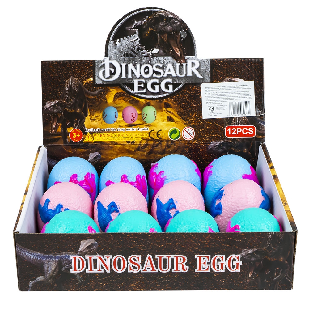 Jucarie antistres, din cauciuc, Dinozaur - imagine 6
