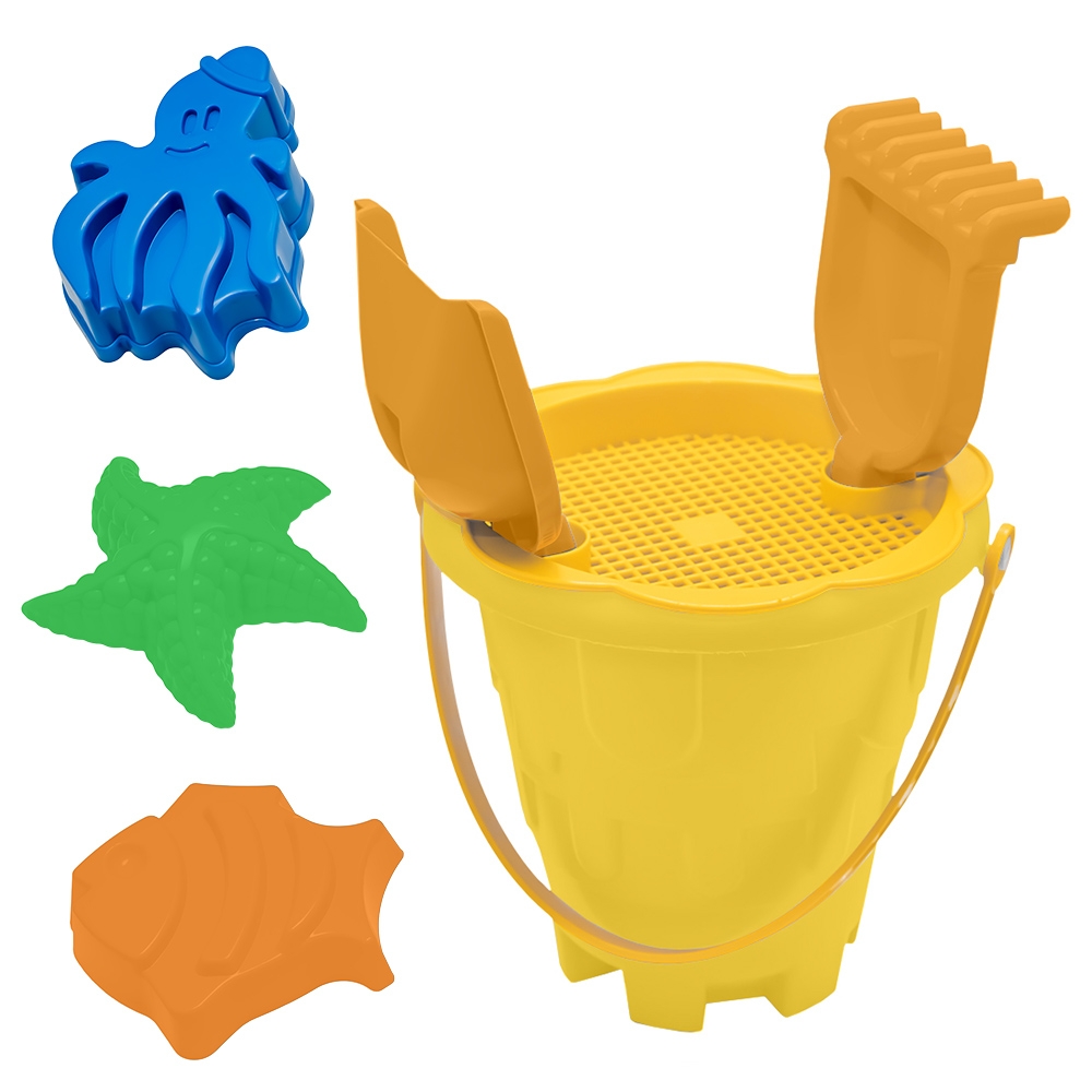 Galetusa nisip 15 cm + 6 accesorii - ROBENTOYS - imagine 4