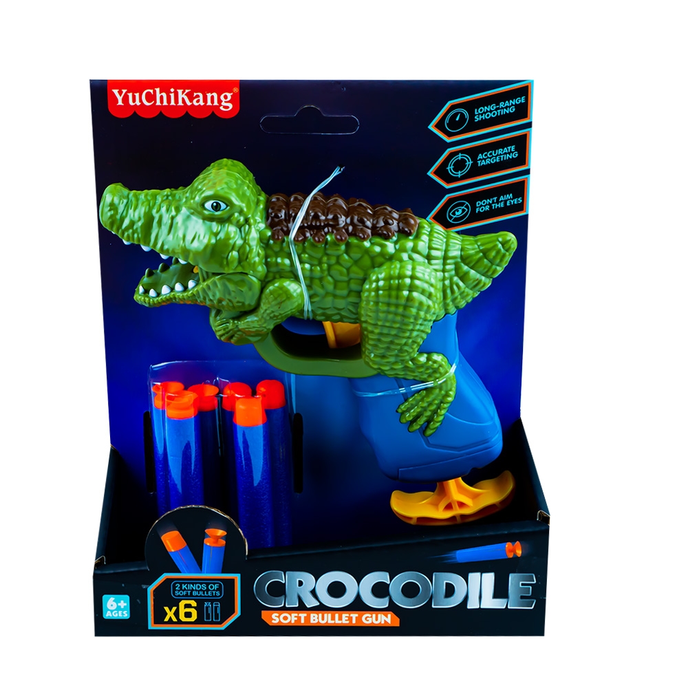 Pistol-crocodil cu gloante burete - imagine 3