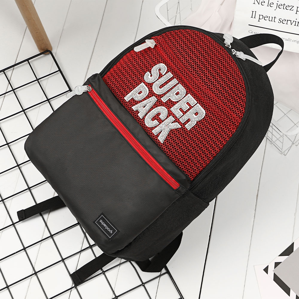 Ghiozdan compartiment laptop, SUPERPACK, 45x30x14 cm - S-COOL - imagine 5
