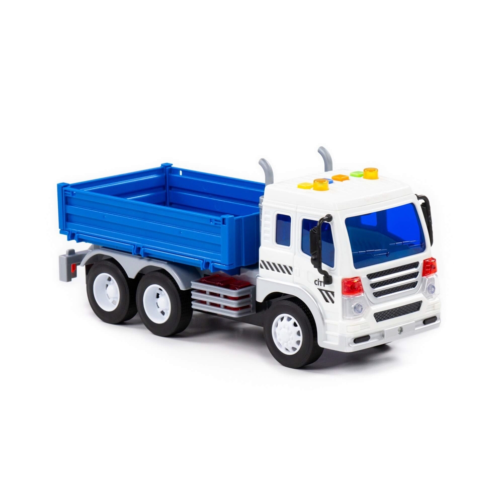 Camion cu lumina si sunete, 32x11,5x18,5 cm, Polesie - imagine 6