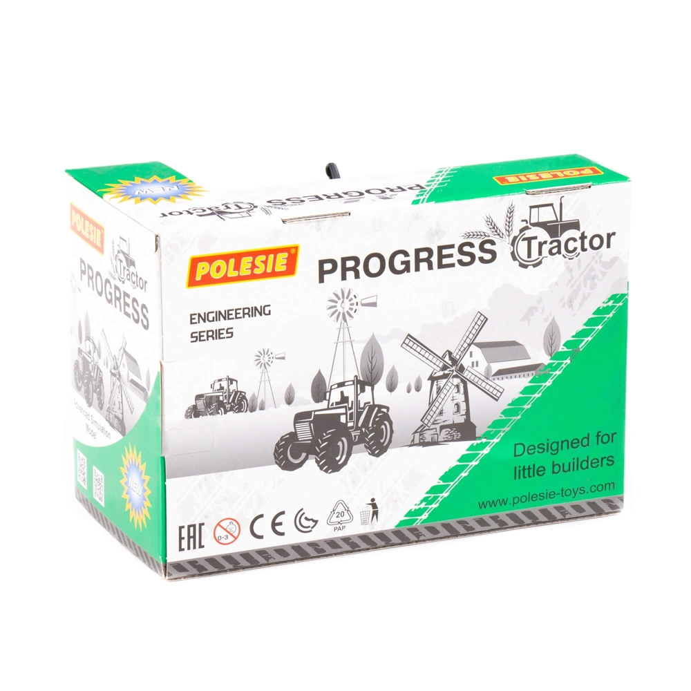 Tractor cu frictiune, 18.8x10x11 cm, Polesie - imagine 9