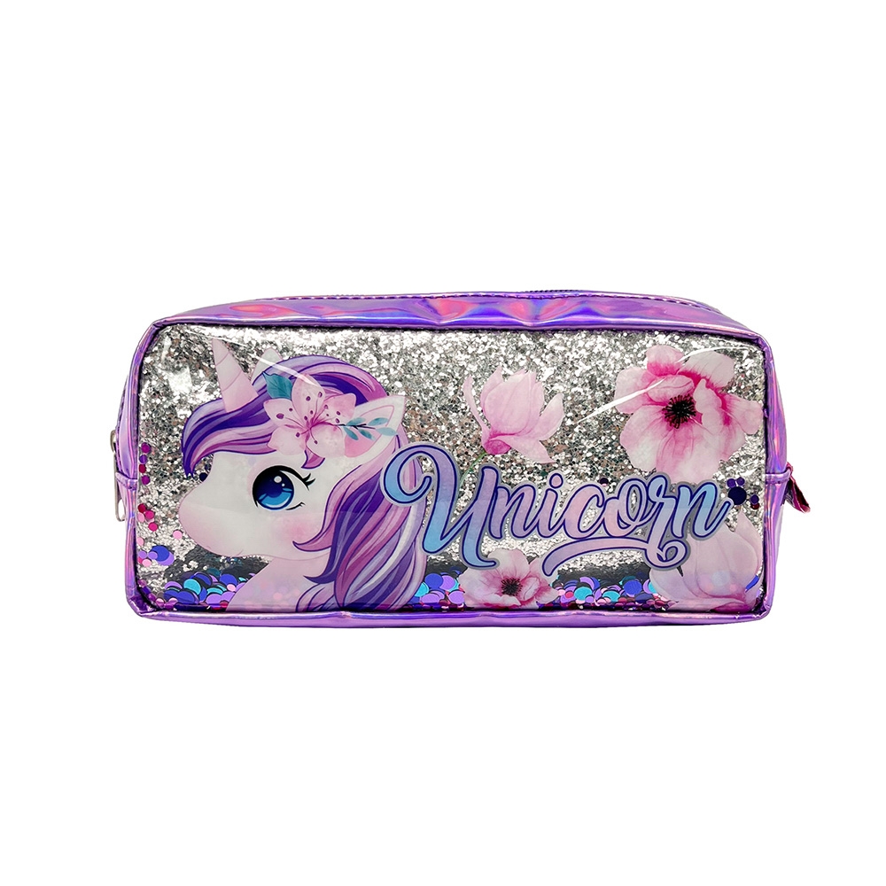 Penar borseta paiete, UNICORN, 22x11x5.5 CM - S-COOL - imagine 3
