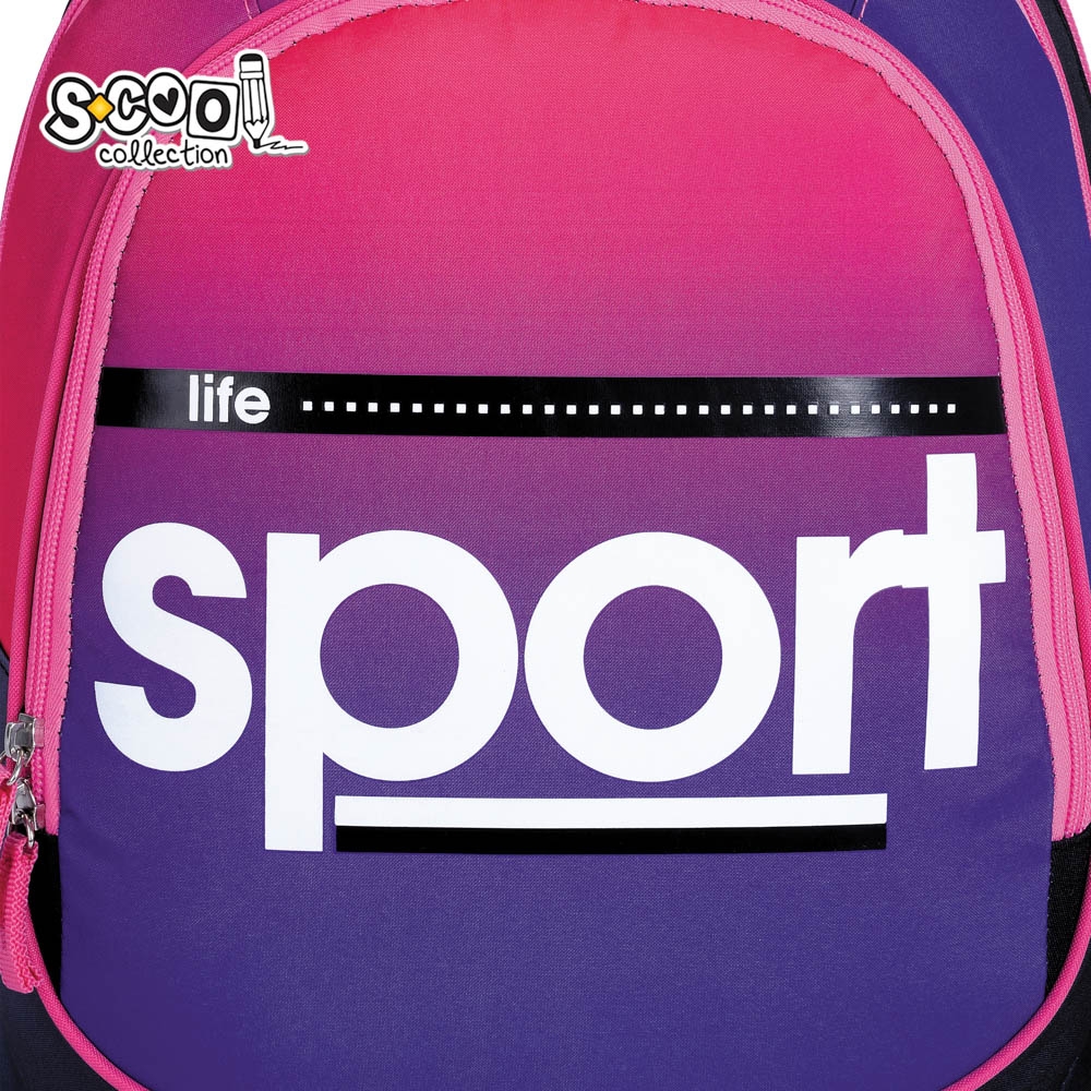 Ghiozdan anatomic light, 41x28x17 cm, SPORT - S-COOL - imagine 8