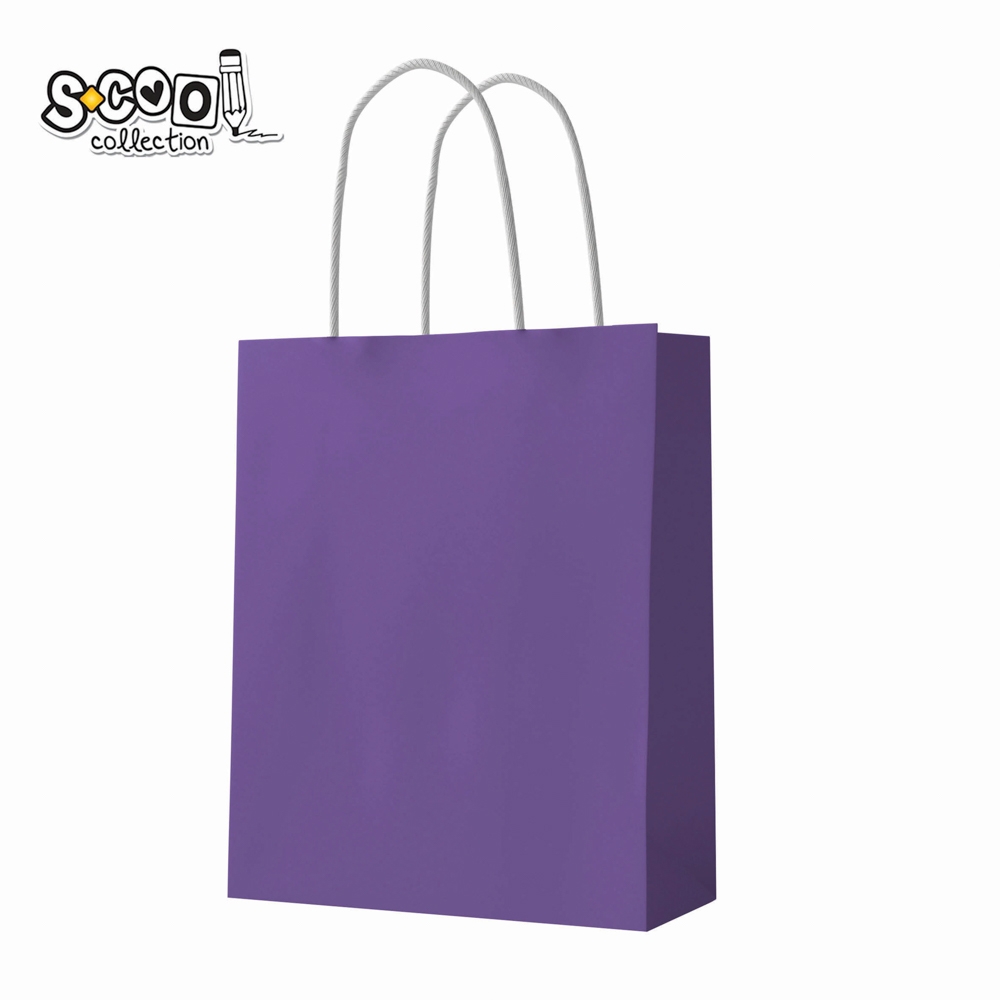Punga hartie Craft, mov, 26x32x12 cm, 150 gr - S-COOL