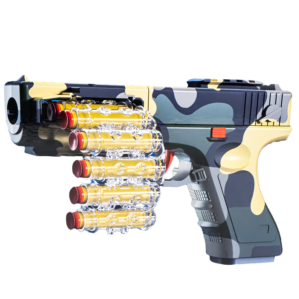 Pistol + gloante burete, 20 cm - imagine 3
