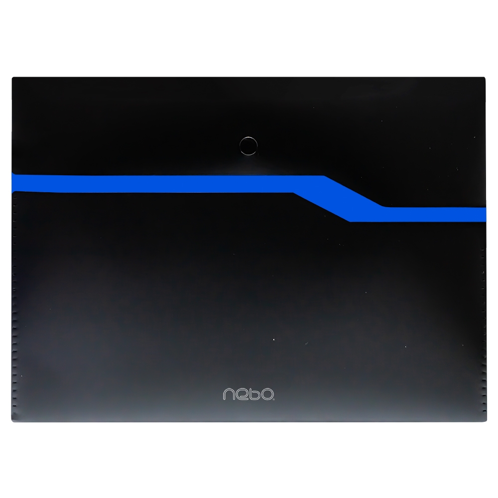 Mapa A4, din plastic, cu capsa, 2 compartimente - NEBO - imagine 3