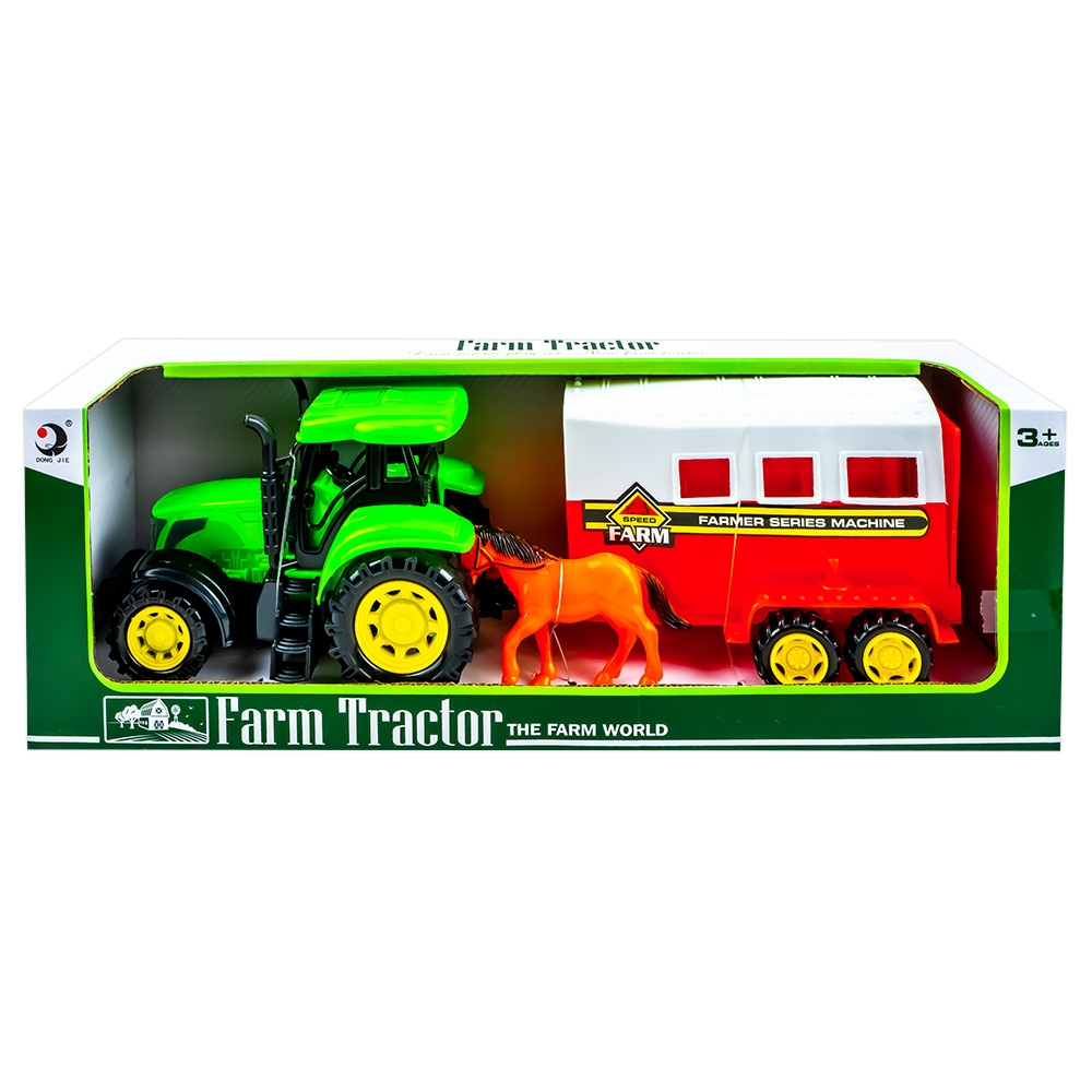 Tractor cu frictiune + remorca animale - imagine 3