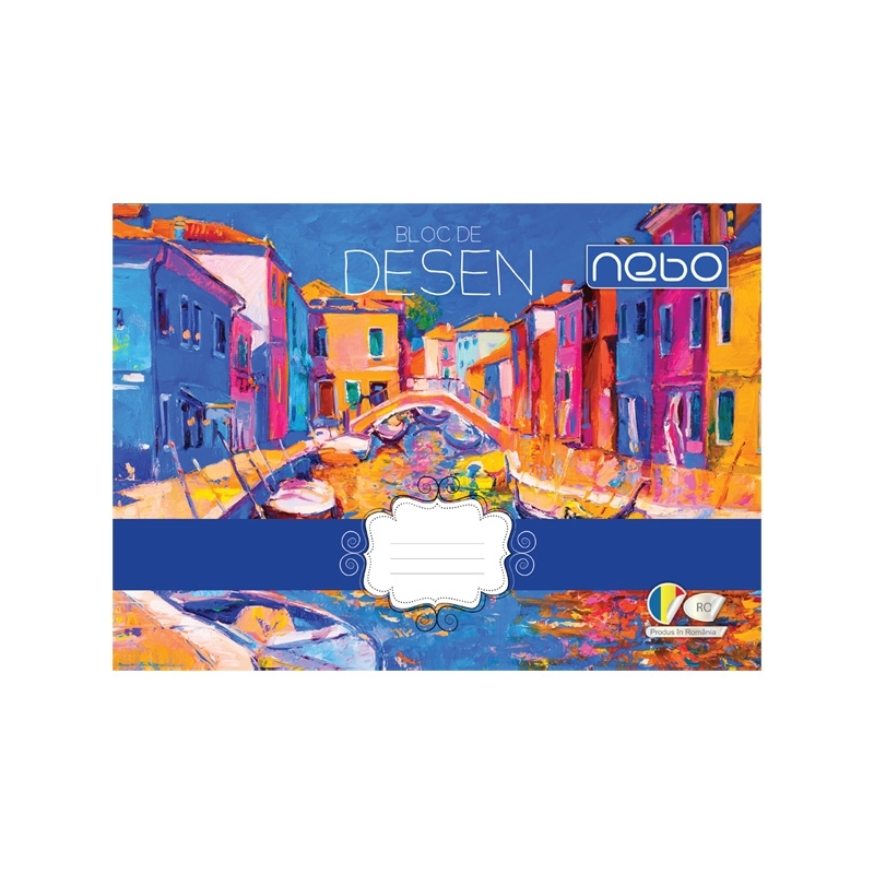 Bloc desen A4 16 file 120 g/mp - NEBO - imagine 10