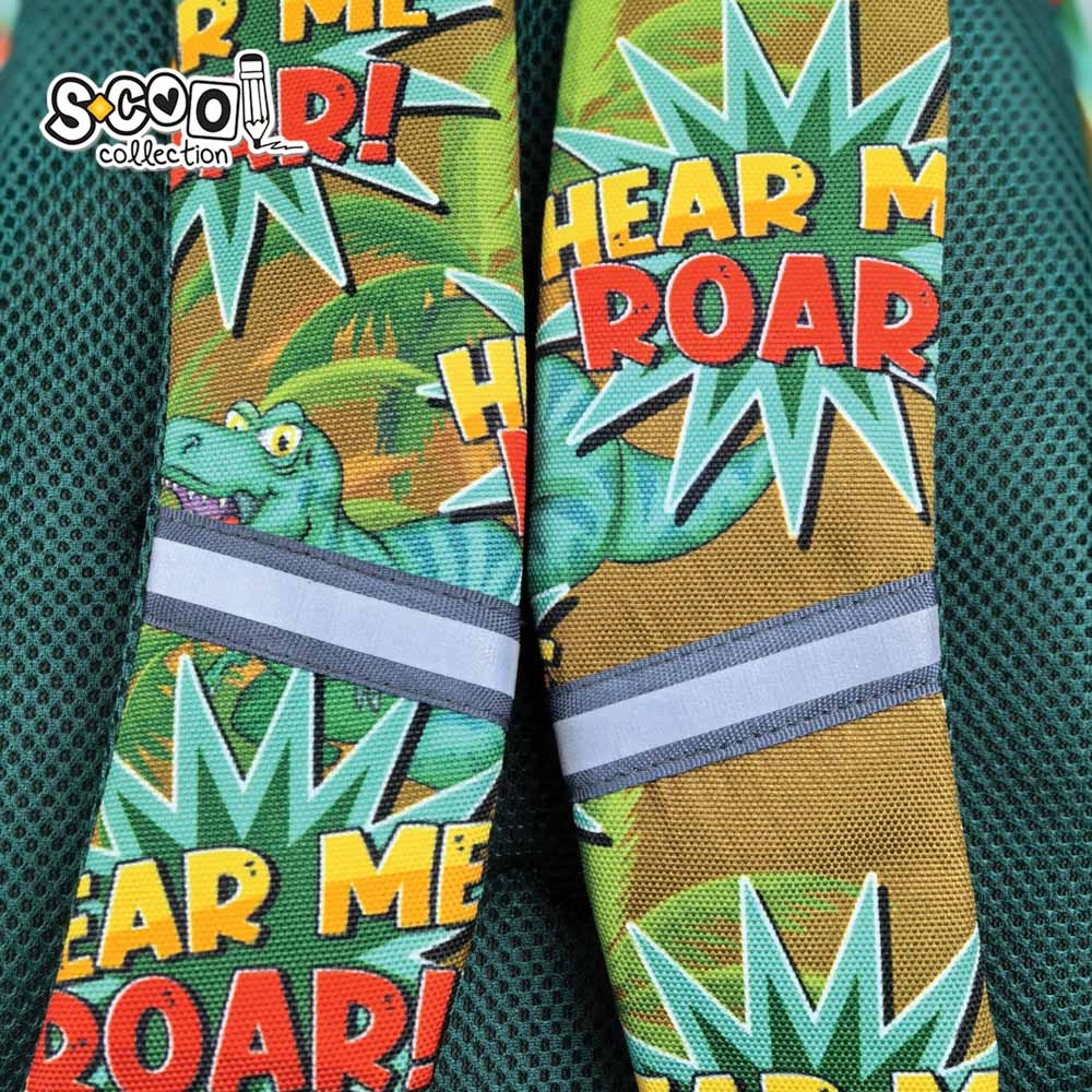Ghiozdan gradinita, 34x23x14 cm, HEAR ME ROAR - S-COOL - imagine 8