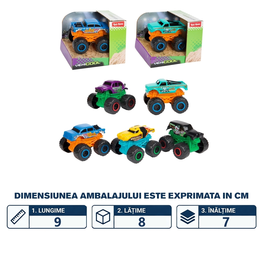 Masina Monster Truck - Toi-Toys - imagine 2