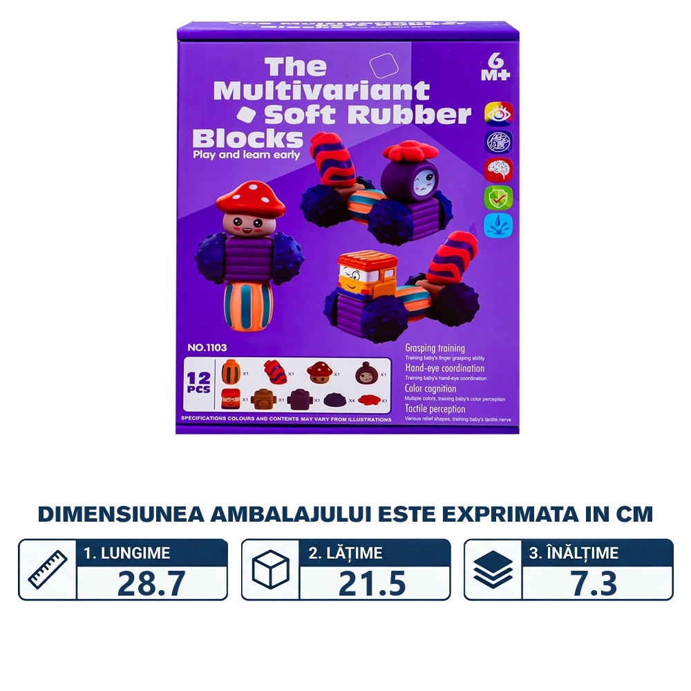 Cuburi constructii, pentru bebelusi - imagine 2