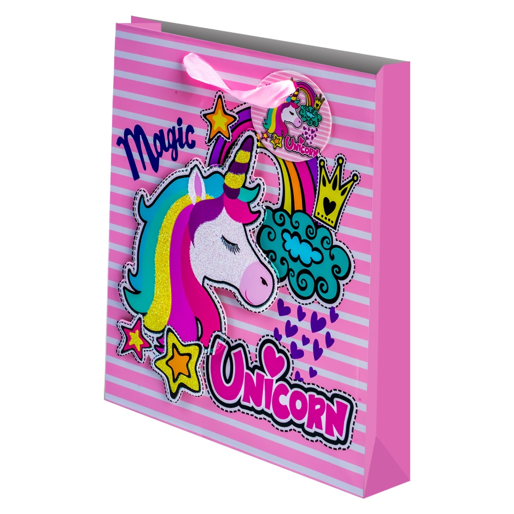 Punga cadou 3D, Unicorn, 17.5x24x8 cm - imagine 5