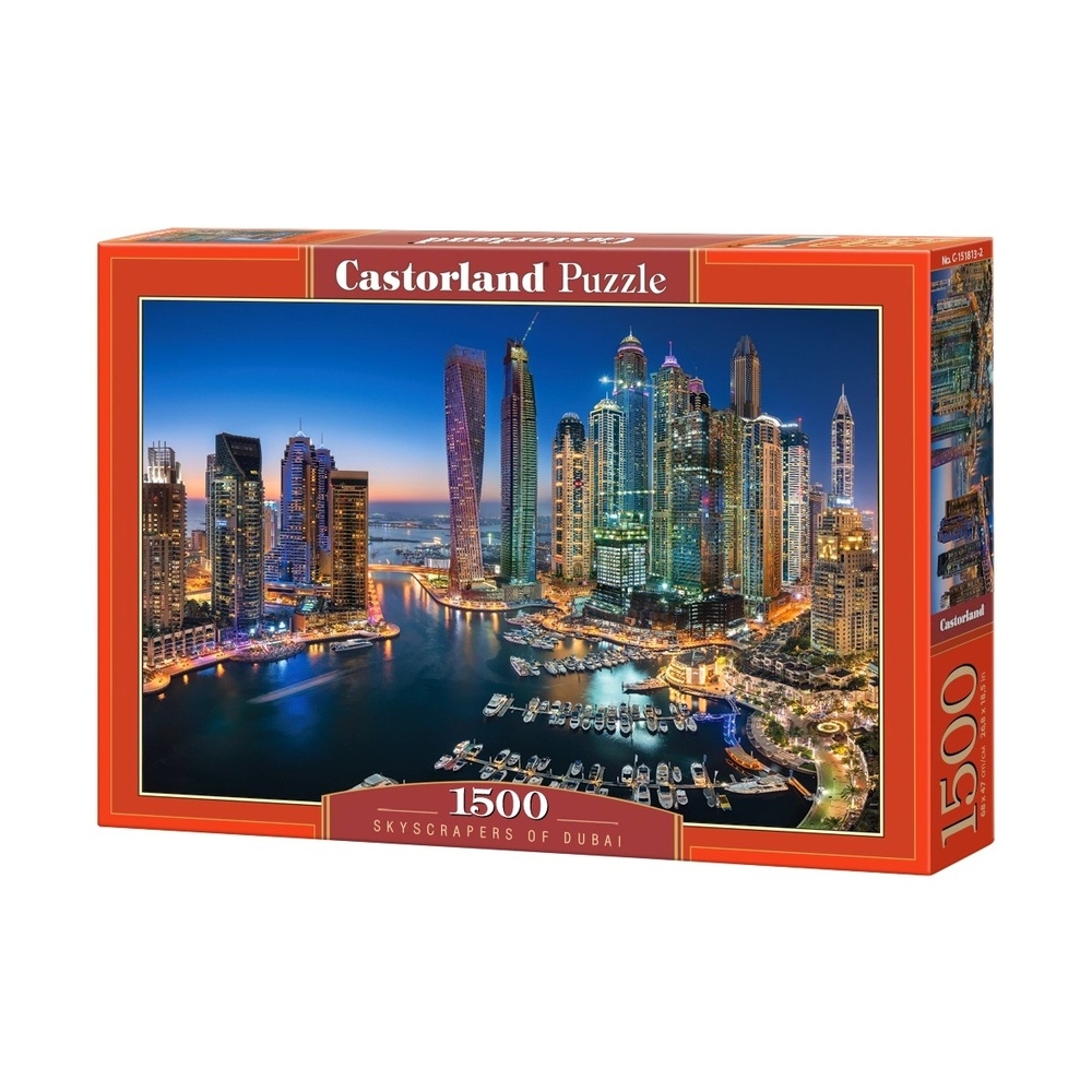 Puzzle 1500 piese, Zgarie-Nori In Dubai - Castorland