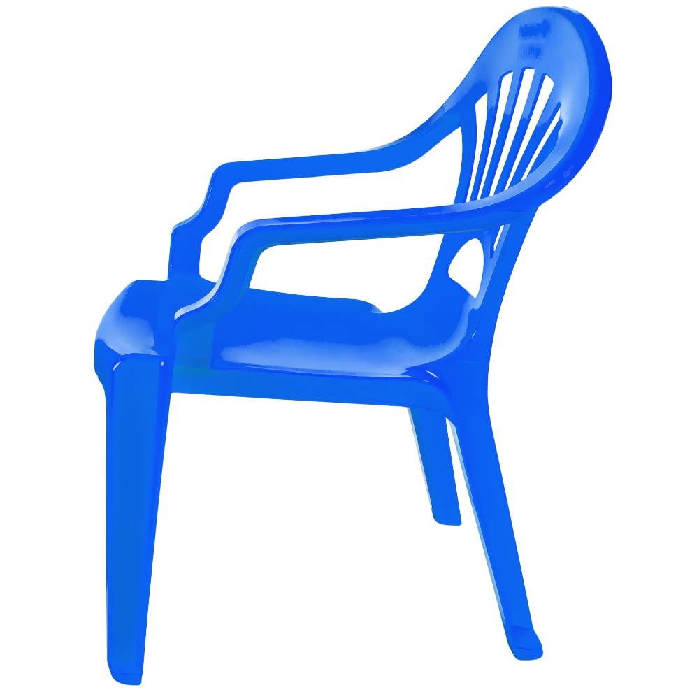 Scaunel din plastic, albastru, 40x35x54.5 cm - ROBENTOYS - imagine 5