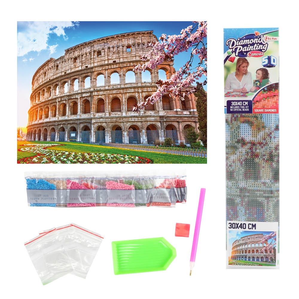 Set creatie cu diamante, 30x40 cm - Toi-Toys - imagine 8
