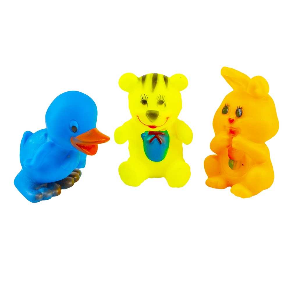 Jucarii chitaitoare - Animale, 3buc/set
