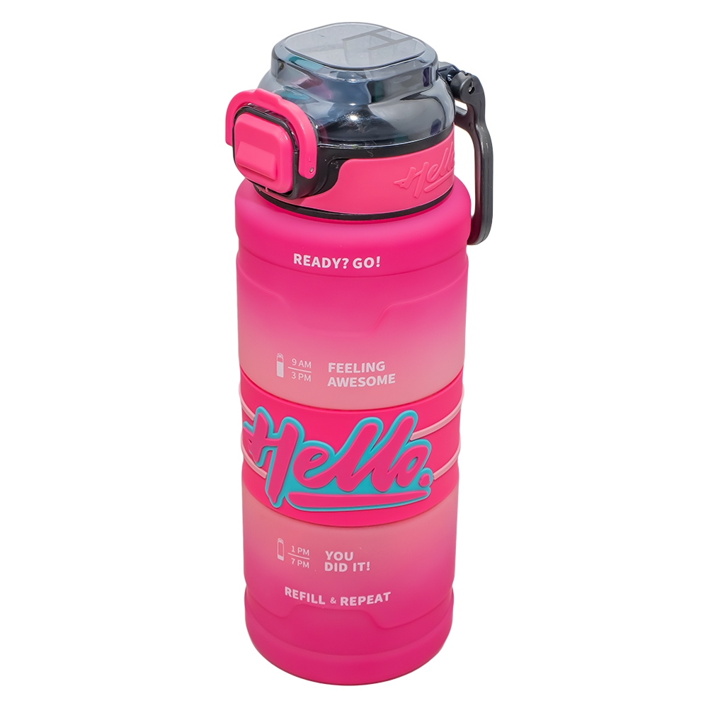 Sticla apa, din plastic, cu grip, Hello, 800 ml