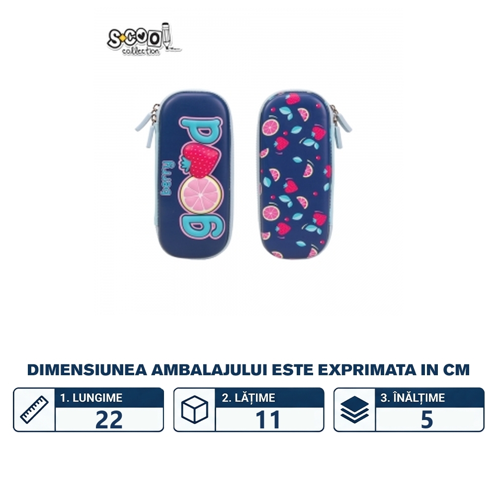 Penar neechipat 3D, BERRY GOOD, 22x11x5 cm - S-COOL - imagine 2