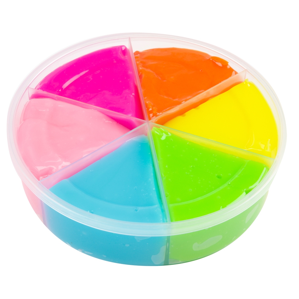 Putty saltaret, curcubeu, 6 culori/set - Toi-Toys - imagine 5