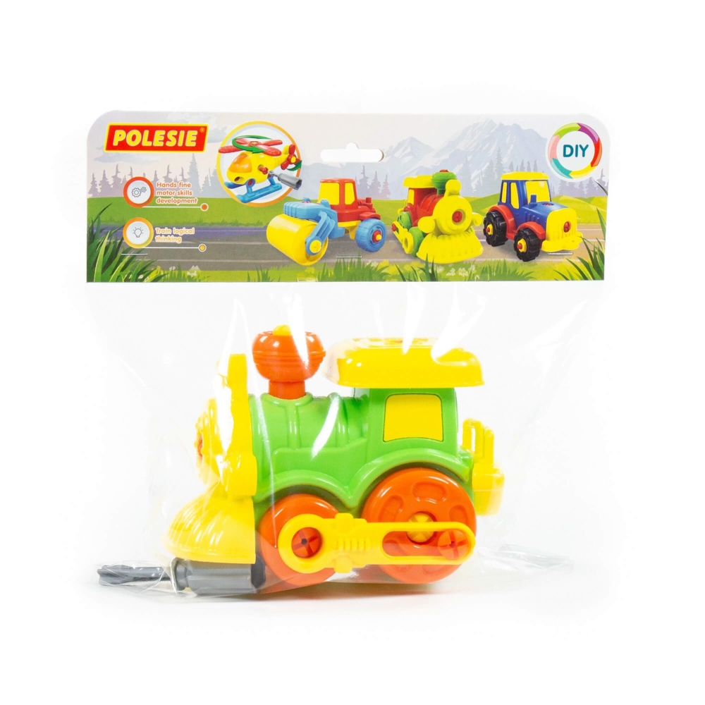 Locomotiva demontabila, 25,5x11,7x22 cm, Polesie - imagine 11