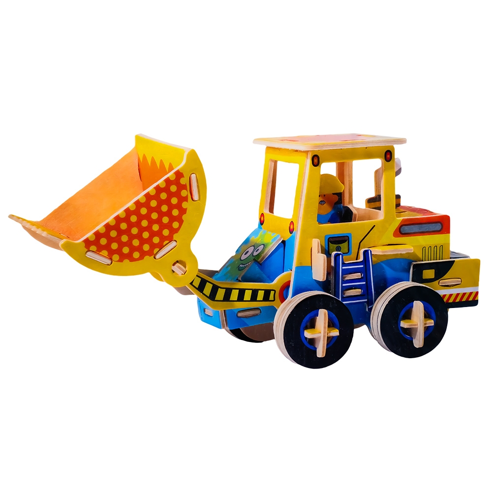 Puzzle 3D, din lemn - imagine 4