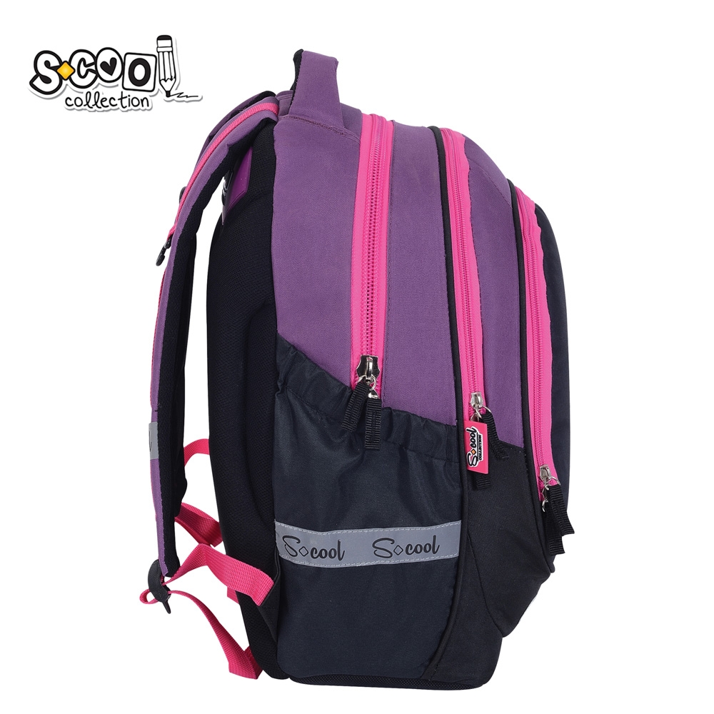 Ghiozdan anatomic light, URBAN, 41X28X17 cm, PINK - S-COOL - imagine 4