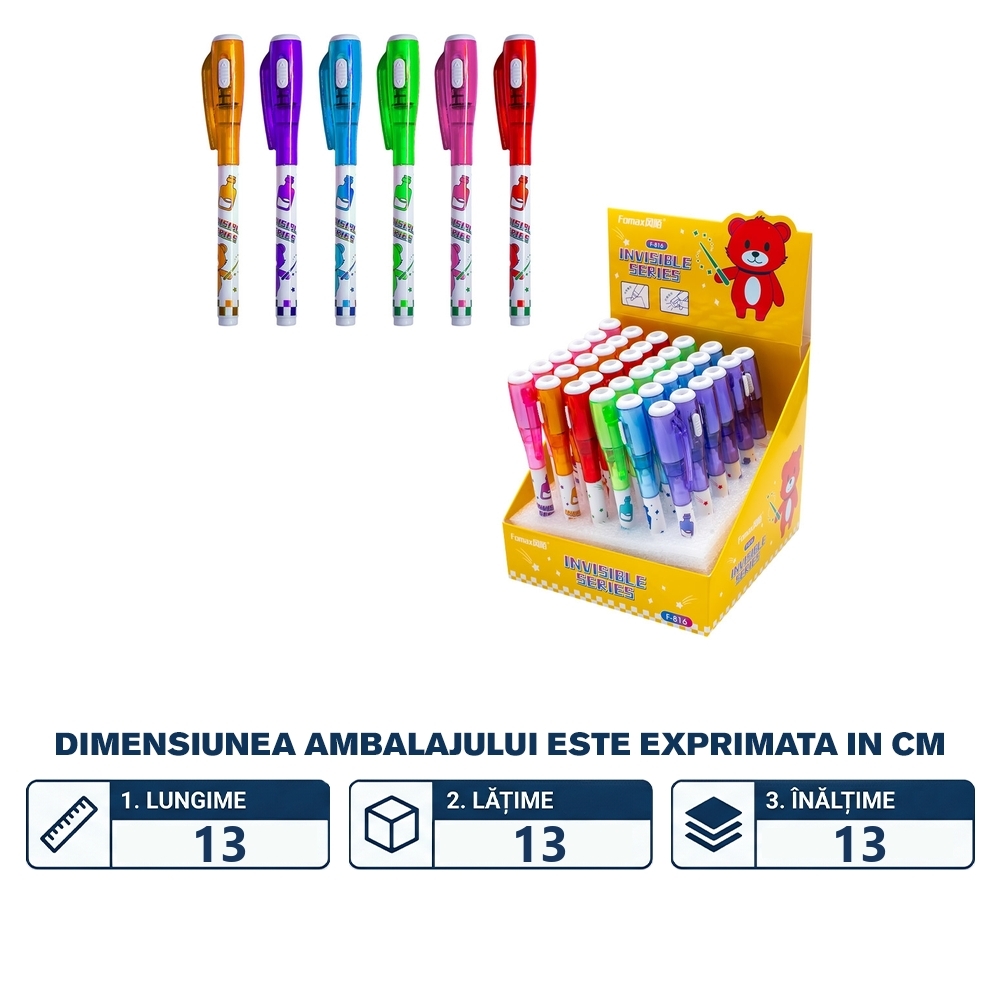 Pix cu cerneala invizibila si led UV - imagine 2
