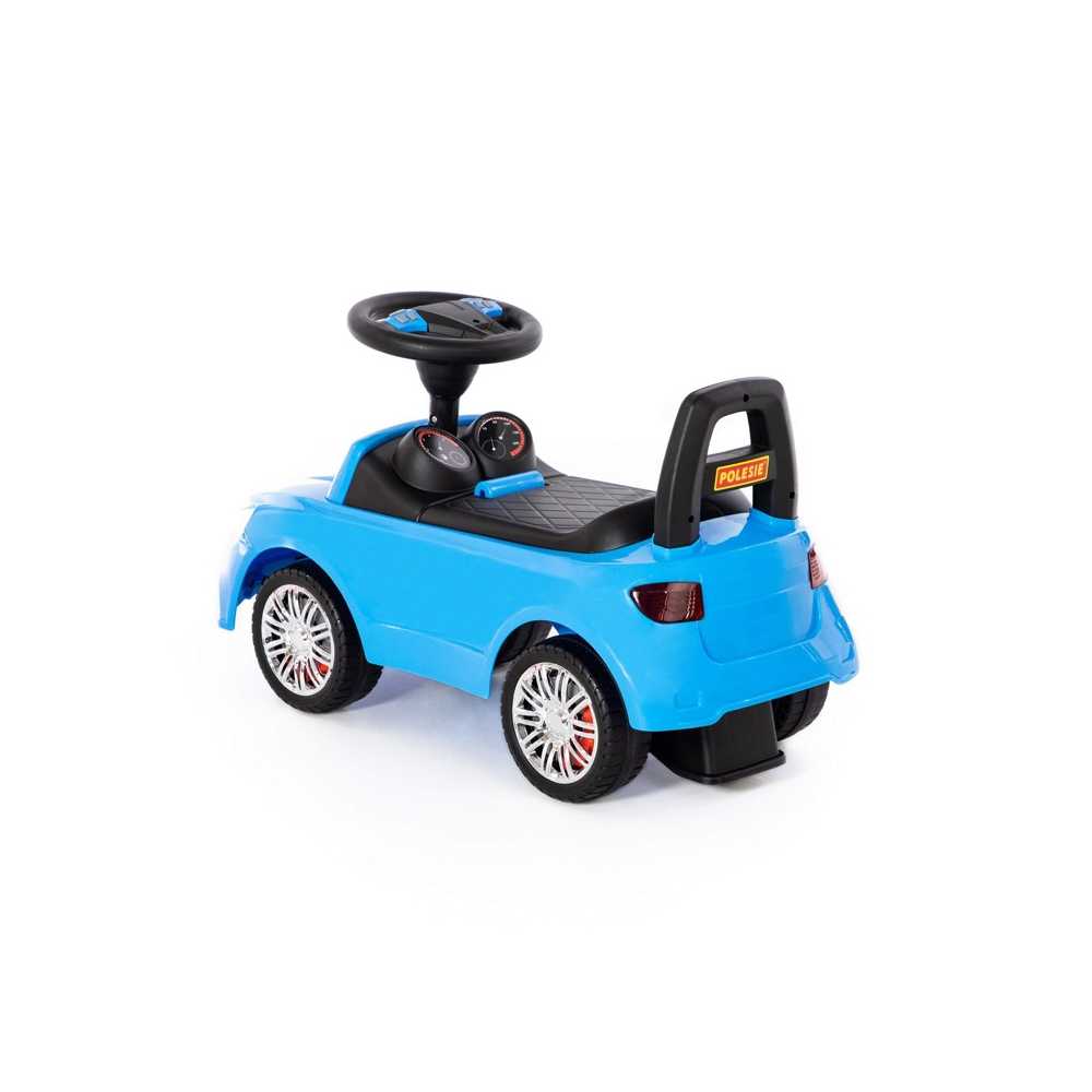 Masinuta - Supercar, albastra, fara pedale, 66x28.5x30 cm, Polesie - imagine 4