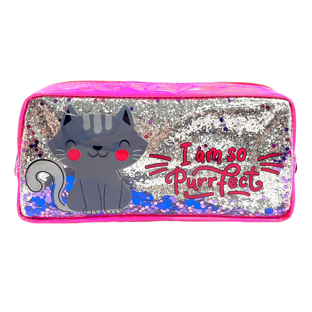 Penar borseta paiete, I AM SO PURRFECT, 22x11x5.5 cm - S-COOL - imagine 4