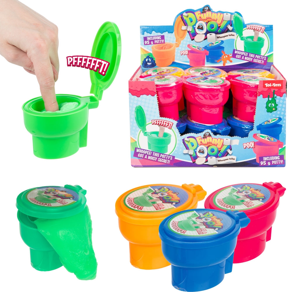 Slime Funny Poo, In vas de toaleta - Toi-Toys