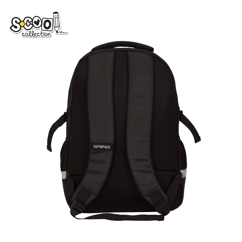 Ghiozdan compartiment laptop, SUPERPACK, 48x32x18 cm - S-COOL - imagine 3