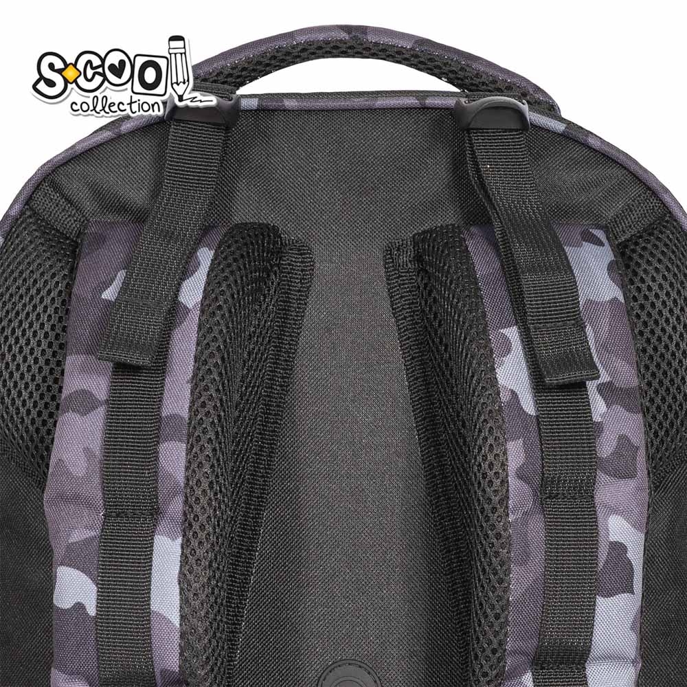 Ghiozdan anatomic, 38x39x19.5 cm, AIR FORCE - S-COOL - imagine 8