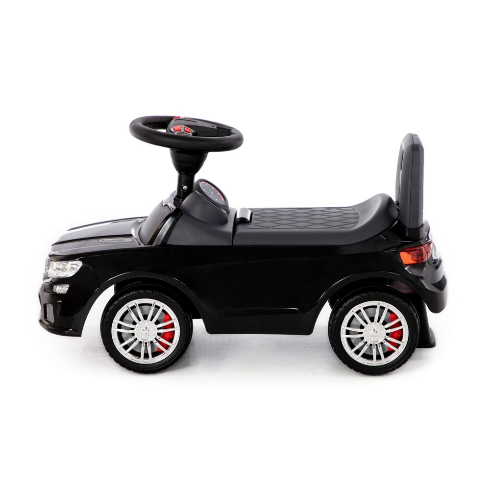 Masinuta - Supercar, neagra, fara pedale, 66x28.5x30 cm, Polesie - imagine 3