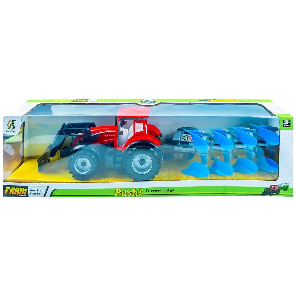 Tractor cu frictiune si plug - imagine 4