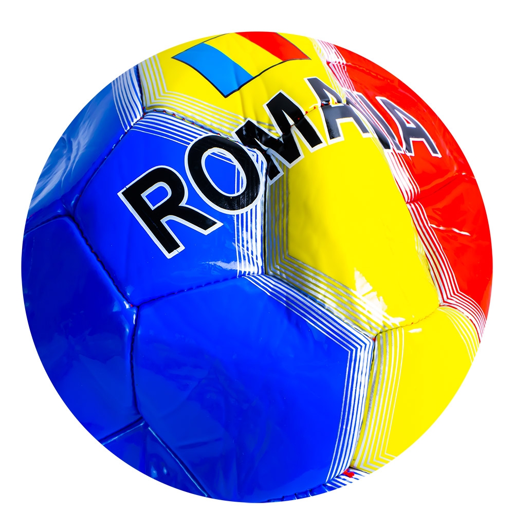 Minge fotbal PU, nr. 5, Romania, 350g